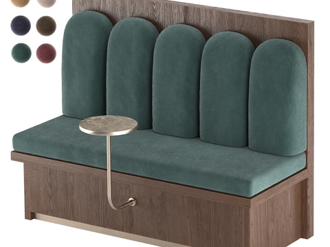  双人沙发3d模型 