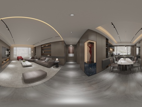  现代轻奢客餐厅 