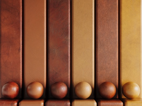 现代皮革 PBR皮革 人造皮su模型