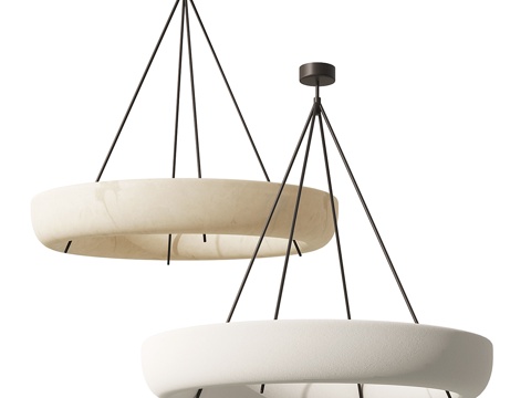  枝形吊燈3d模型 