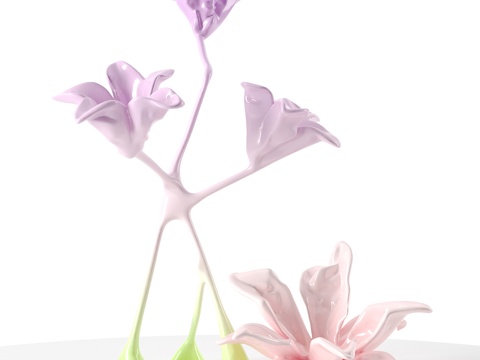  陶瓷首飾3d模型 