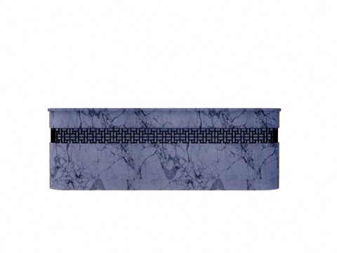 前台 接待 展厅 办公空间 电脑 酒店前台su模型