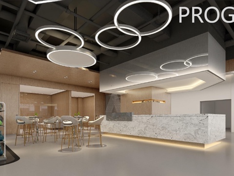 健身房 最新全套施工图 效果图合集cad施工图