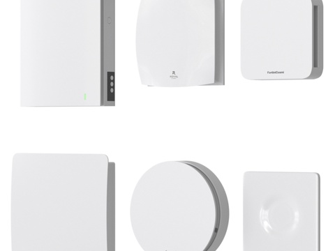  现代空气净化器3d模型 