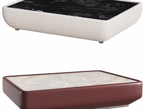  现代 边几 茶几 角几 异形咖啡桌  圆休闲几 方组合茶几3d模型 