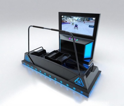 VR滑雪模拟器体感游戏电竞设备 3D沉浸式室内滑雪机 科技感LED电竞游戏厅设备免费3d模型