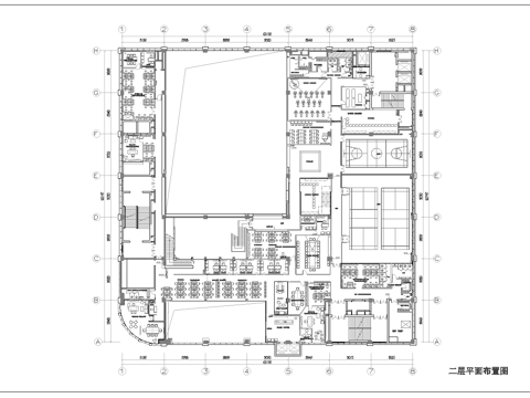 健身房 最新平面施工图合集cad施工图