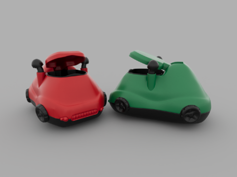  现代风格小车电饭锅3d模型 