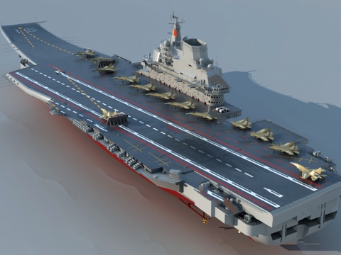  航空母舰 轮船 帆船 模型3d模型 