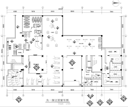 健身房 最新全套施工图合集cad施工图