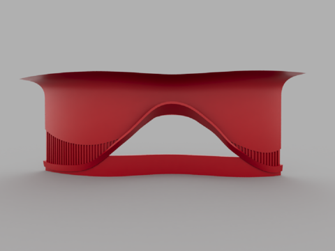  现代风格异形建筑3d模型 