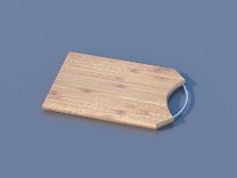  砧板 木砧板 菜板 面案板 竹制砧3d模型 