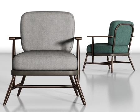  现代休闲椅3d模型 