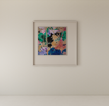  装饰画挂画su模型 