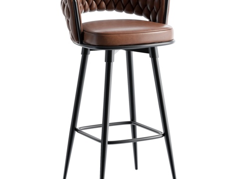  Kymberlynn旋转吧台凳3d模型 