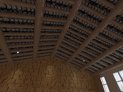  现代天花3d模型 