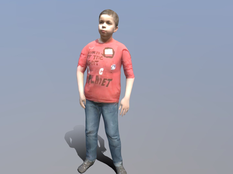  穆罕默德滑步嘻哈舞3d模型 