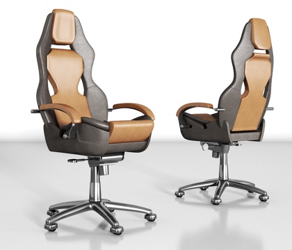  现代休闲椅3d模型 