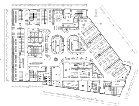 火锅店 串串店 最新平面施工图合集cad施工图