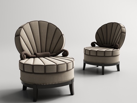  现代休闲椅 休闲椅3d模型 