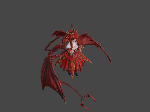  戴斯特洛伊亚幼年期3d模型 