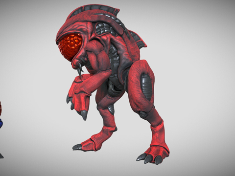  半条命1测试版黑豹眼3d模型 