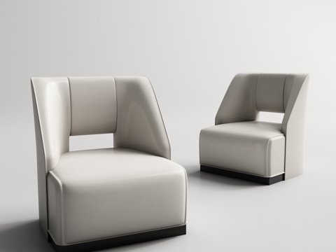  现代休闲椅 休闲椅3d模型 