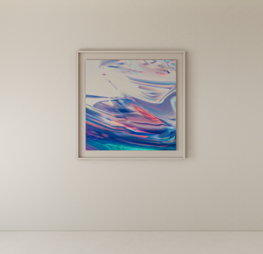  装饰画挂画su模型 