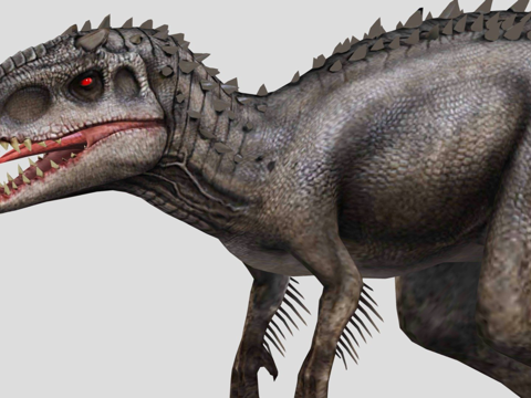  侏罗纪世界游戏基础暴虐霸王龙3d模型 