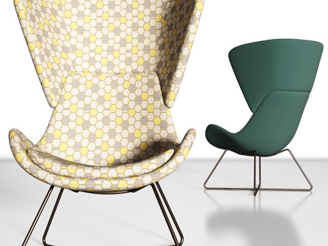  现代休闲椅3d模型 