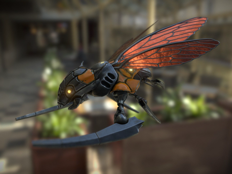  机器昆虫3d模型 