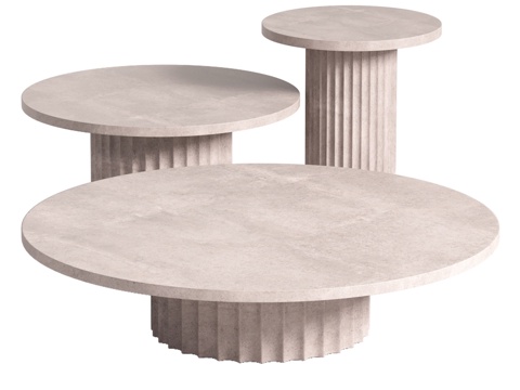  ALLURE圆形咖啡桌 By BAXTER3d模型 