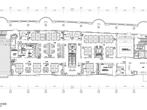 火锅店 串串店 最新平面施工图合集cad施工图