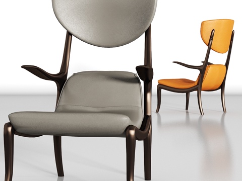  现代休闲椅3d模型 