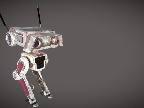  绑定脏污BD1星球大战绝地陨落武士团3d模型 