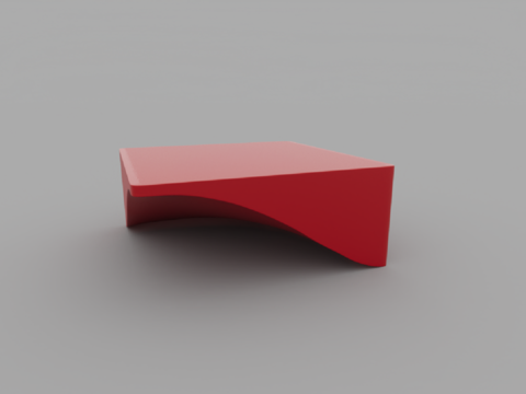  现代风格茶几3d模型 