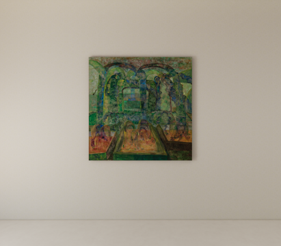 装饰画挂画su模型