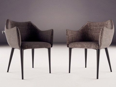  现代北欧布艺单椅沙发3D模型3d模型 