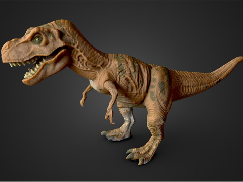  侏罗纪公园原版幼年霸王龙3d模型 