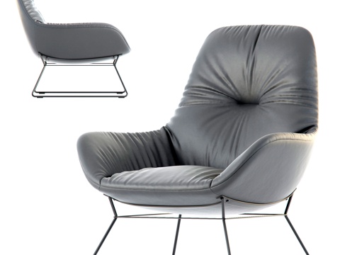  现代单椅 休闲椅3D模型3d模型 