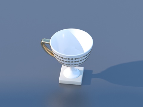  陶瓷杯 咖啡杯 水杯3d模型 