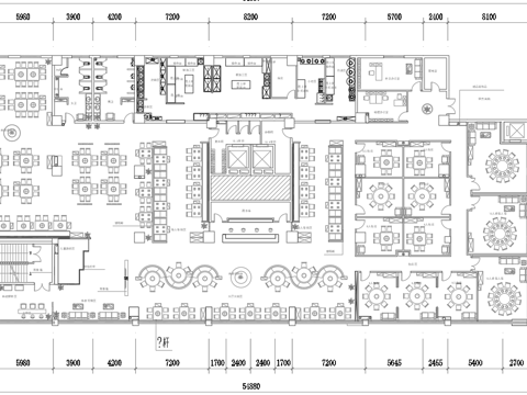1200平火锅店 串串店 最新平面施工图合集cad施工图cad施工图