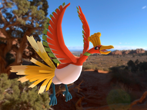  凤王飞行动画3d模型 