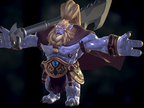  狮子战士3d模型 