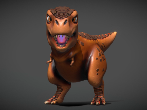  迷你雷克斯兔3d模型 