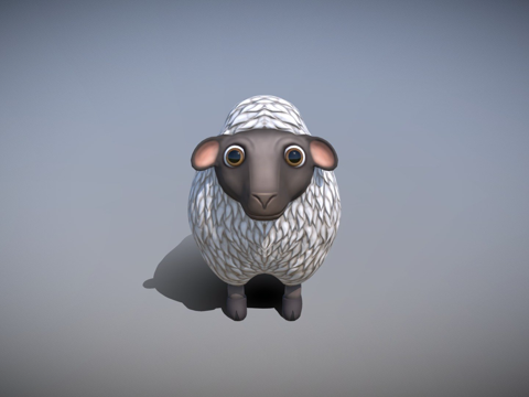  绵羊3d模型 