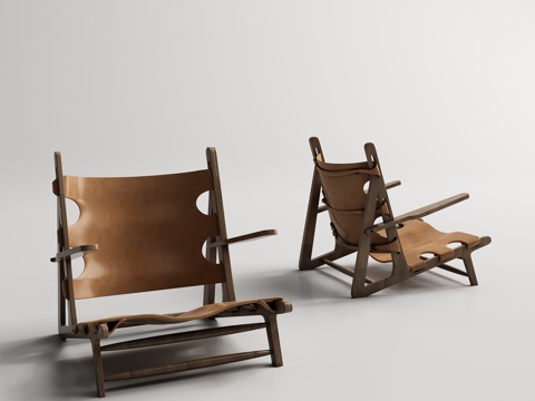  现代休闲椅 休闲椅3d模型 