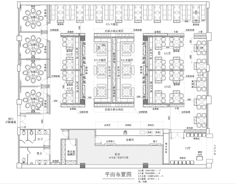 火锅店 串串店 最新平面施工图合集cad施工图