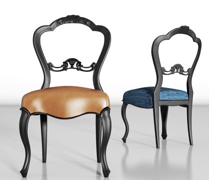  欧式简约休闲椅3d模型 