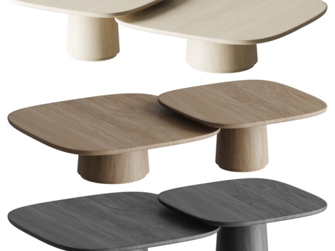  阿莫斯咖啡边几3d模型 